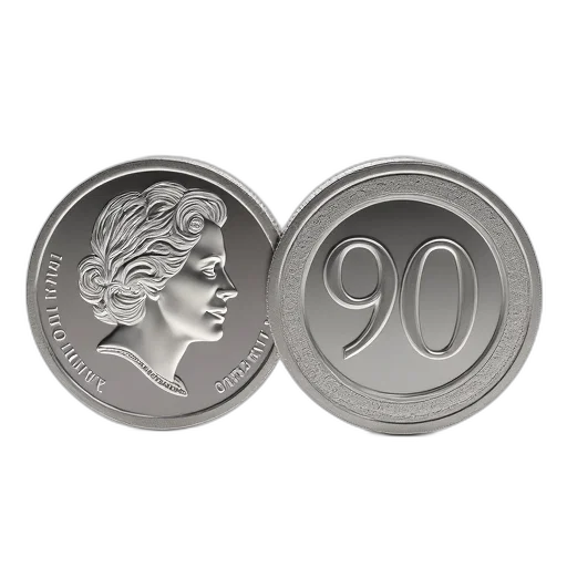 jewelry, face, 3d render, two, silver, coins, portrait, woman transparent PNG cut-out