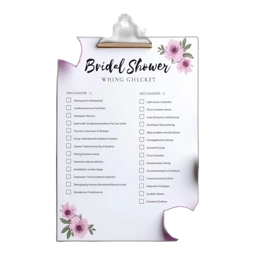 purple, white, bridal, shower transparent PNG cut-out