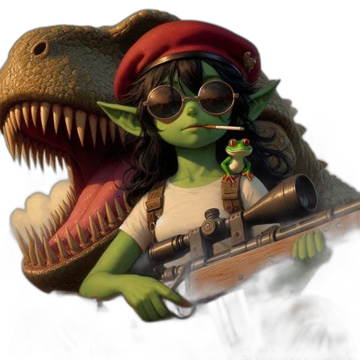 dragon, staff, weapon, hat, concept art, fantasy art, 3d render, photorealistic transparent PNG cut-out