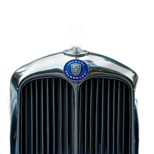 car, crown, face, robot, photorealistic, 3d render, front, grille transparent PNG cut-out