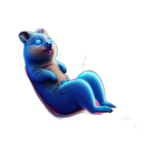 creature, furniture, animal, dragon, 3d render, concept art, vaporwave, photorealistic transparent PNG cut-out