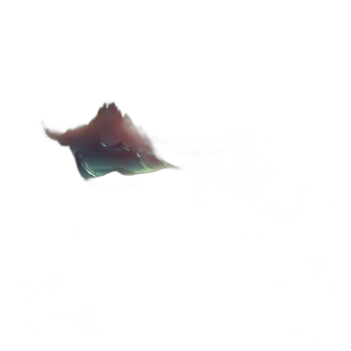 umbrella, dragon, creature, hat, 3d render, photorealistic, concept art, vaporwave transparent PNG cut-out