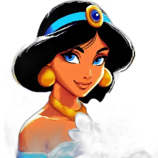 jewelry, crown, staff, face, cartoon, concept art, fantasy art, comic book art transparent PNG cut-out