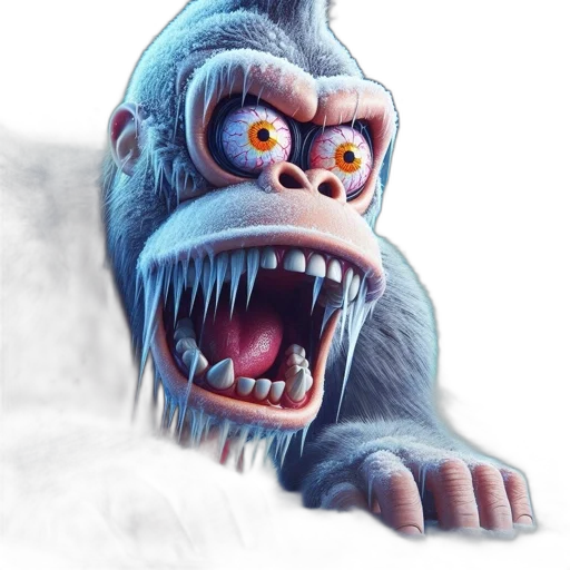 creature, animal, face, staff, concept art, 3d render, photorealistic, fantasy art transparent PNG cut-out