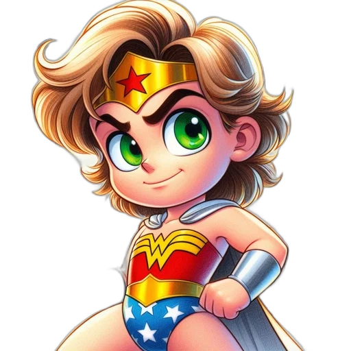 comic book art, cartoon, pixel art, concept art, vibrant, illustration, features, chibi-styled transparent PNG cut-out