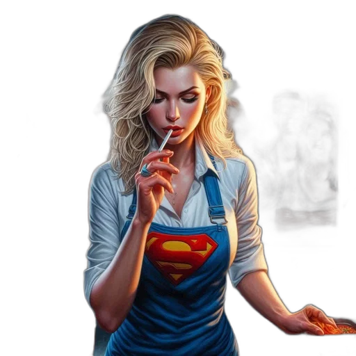 comic book art, oil painting, photorealistic, concept art, neon lights, fire, food, truck transparent PNG cut-out