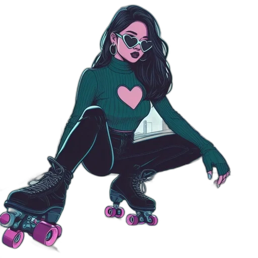 jacket, shoes, pixel art, cartoon, vaporwave, concept art, neon lights, neon transparent PNG cut-out