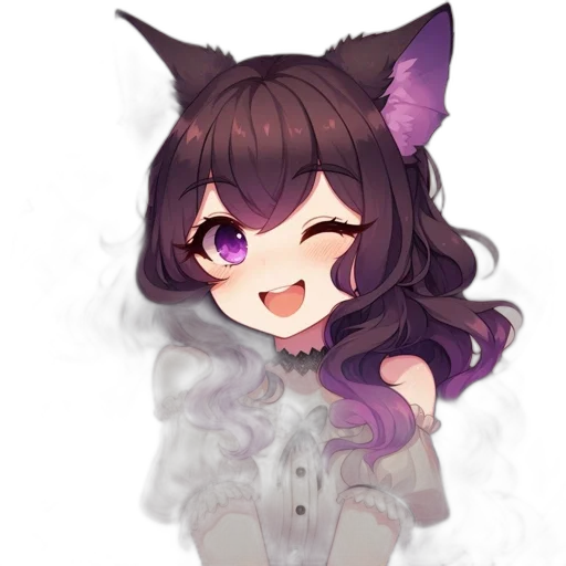 staff, creature, animal, pixel art, anime, fantasy art, watercolor, monochrome transparent PNG cut-out