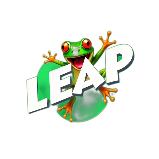3d render, concept art, stylized, green, frog, wide, smile, tongue transparent PNG cut-out