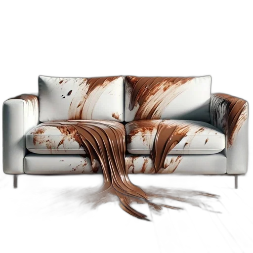 furniture, hair, photorealistic, 3d render, concept art, earth tones, dark, monochrome transparent PNG cut-out
