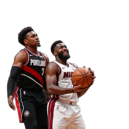 miami, heat, basketball, player, drives, toward, ball, around transparent PNG cut-out