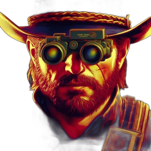 face, hat, staff, weapon, concept art, comic book art, photorealistic, pixel art transparent PNG cut-out