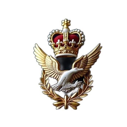 crown, staff, jewelry, jacket, royal, air, force, officer transparent PNG cut-out