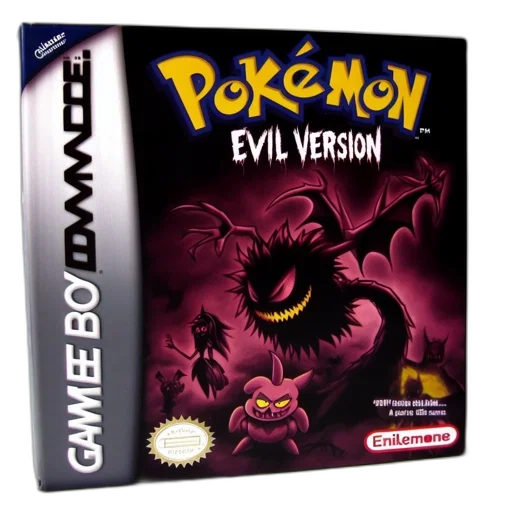 concept art, pixel art, purple, black, pokémon, evil, version, gbacase transparent PNG cut-out