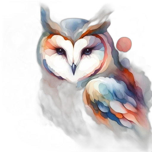 animal, face, mask, watercolor, fantasy art, photorealistic, pixel art, blue transparent PNG cut-out