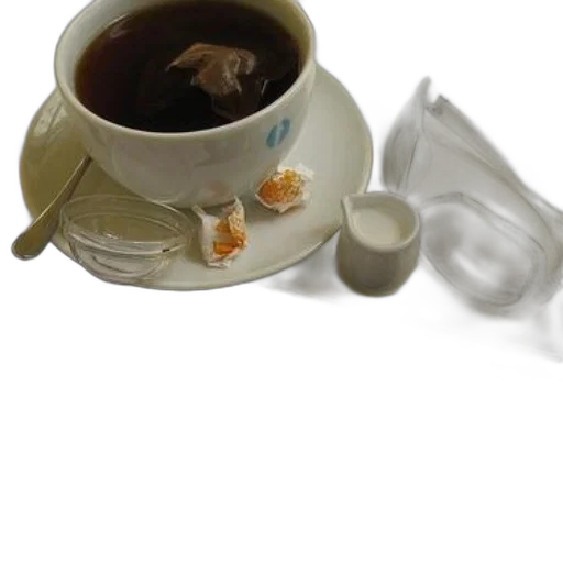 food, jewelry, weapon, photorealistic, 3d render, cup, tea, sits transparent PNG cut-out