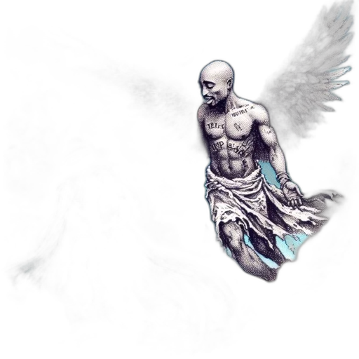 fantasy art, concept art, comic book art, pixel art, blue, pastel, dark, serene transparent PNG cut-out