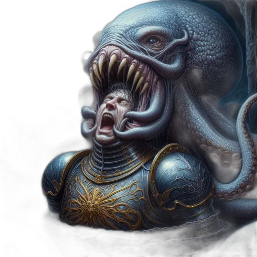 creature, dragon, mask, face, fantasy art, concept art, photorealistic, outer space transparent PNG cut-out