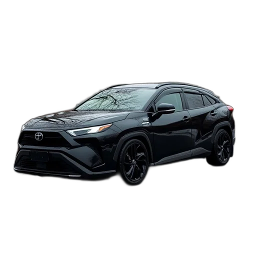 car, 3d render, photorealistic, black transparent PNG cut-out