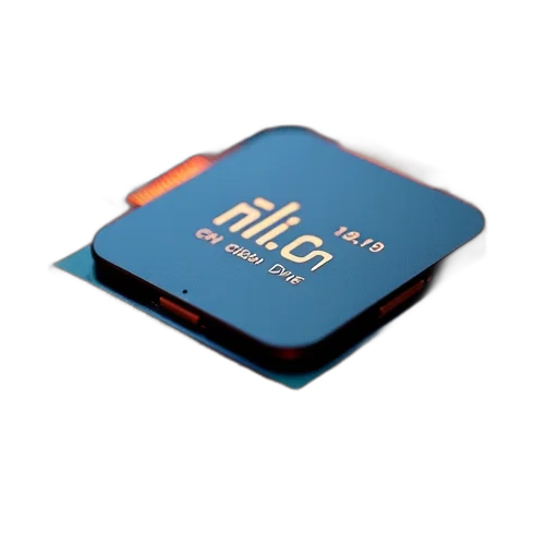 3d render, blue, cpu, runs, intel, pentium transparent PNG cut-out