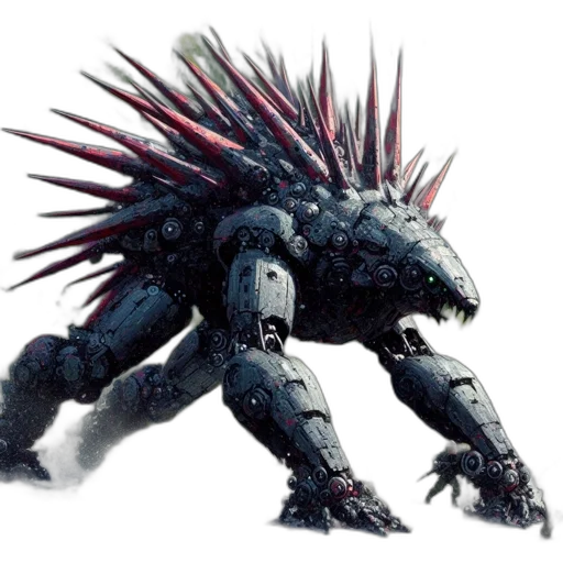 creature, dragon, animal, robot, concept art, 3d render, fantasy art, pixel art transparent PNG cut-out
