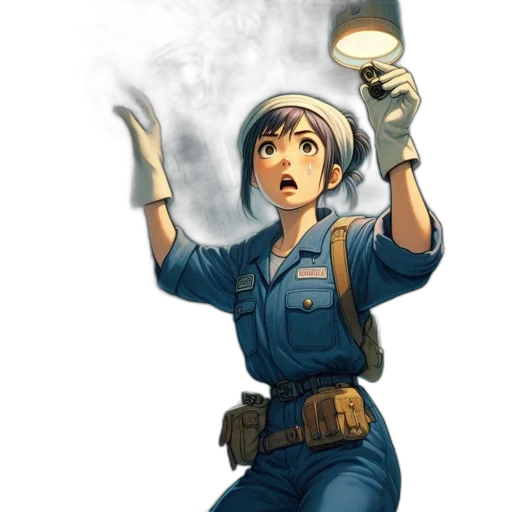 staff, weapon, concept art, comic book art, fantasy art, pixel art, fire, blue transparent PNG cut-out