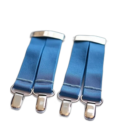 jewelry, staff, 3d render, blue, pair, suspenders, silver, clips transparent PNG cut-out