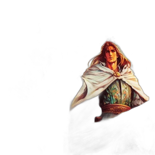 sword, dragon, jacket, face, fantasy art, concept art, comic book art, pixel art transparent PNG cut-out