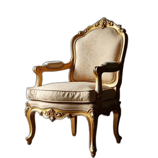 furniture, crown, jewelry, 3d render transparent PNG cut-out
