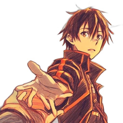 sword, weapon, staff, dragon, anime, concept art, pixel art, fantasy art transparent PNG cut-out