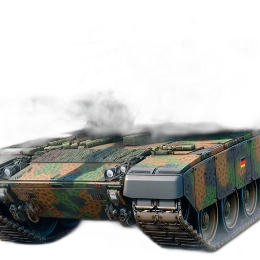 weapon, car, concept art, 3d render, photorealistic, fantasy art, modern, camouflage-painted transparent PNG cut-out