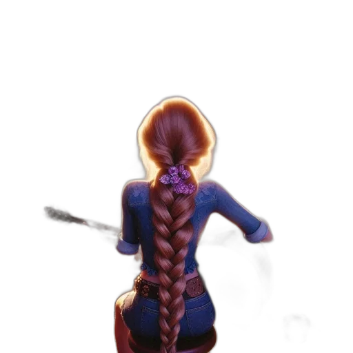 staff, hair, jewelry, weapon, concept art, pixel art, fantasy art, 3d render transparent PNG cut-out