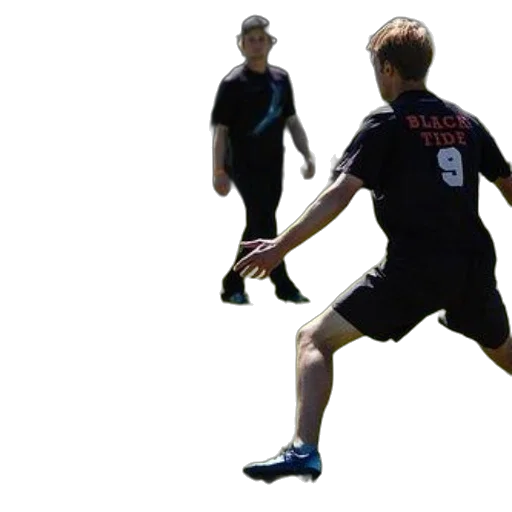 group, people, playing, ultimate, frisbee, one, player, wearing transparent PNG cut-out