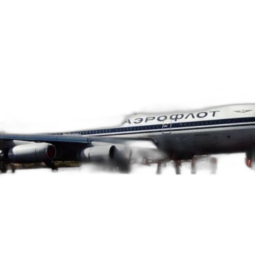 animal, weapon, photorealistic, vintage, aeroflot, airplane, parked, tarmac transparent PNG cut-out