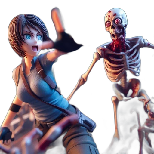 concept art, 3d render, comic book art, anime, neon lights, blue, monochrome, dark transparent PNG cut-out