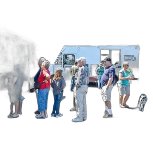 staff, robot, concept art, 3d render, fog, group, people, standing transparent PNG cut-out