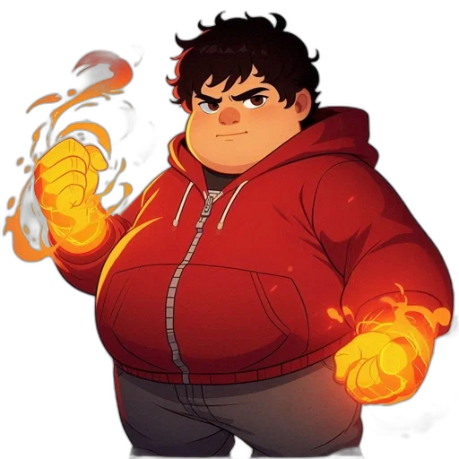 jacket, staff, weapon, dragon, concept art, cartoon, comic book art, pixel art transparent PNG cut-out