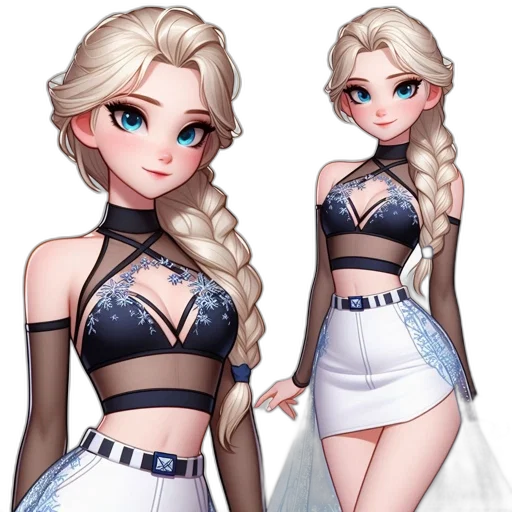 dress, concept art, fantasy art, pixel art, cartoon, blue, monochrome, pastel transparent PNG cut-out