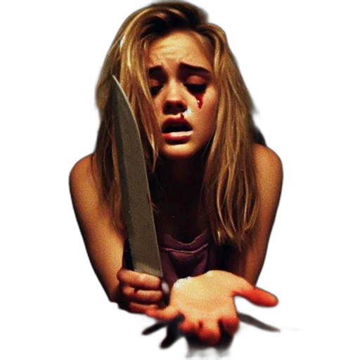 weapon, pixel art, concept art, photorealistic, comic book art, disheveled, young, woman transparent PNG cut-out