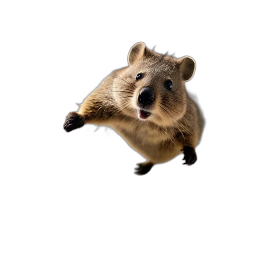 animal, creature, shoes, hair, photorealistic, 3d render, concept art, close-up transparent PNG cut-out