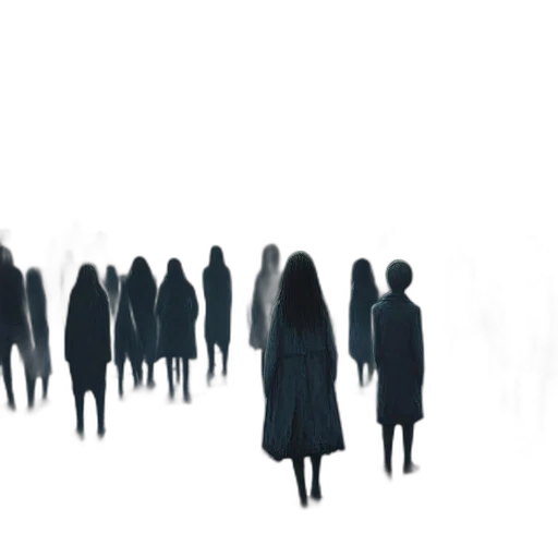 staff, dress, mask, concept art, 3d render, pixel art, fantasy art, fog transparent PNG cut-out
