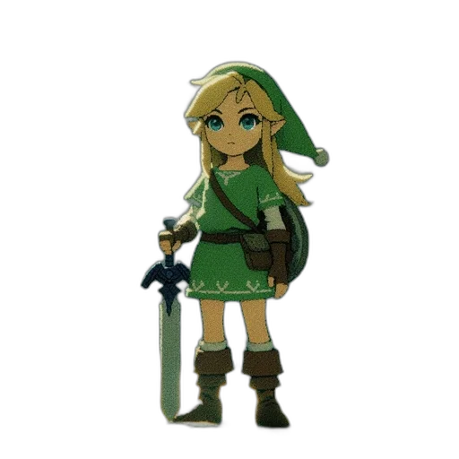 sword, weapon, staff, dress, 3d render, pixel art, concept art, fantasy art transparent PNG cut-out