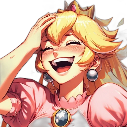 crown, face, staff, anime, pixel art, concept art, cartoon, animated transparent PNG cut-out
