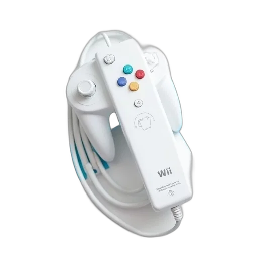 weapon, robot, 3d render, concept art, white, nintendo, wii, remote transparent PNG cut-out