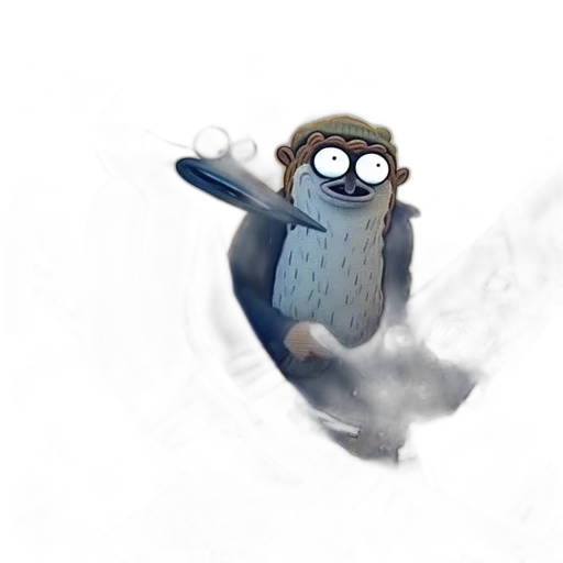 staff, creature, animal, dragon, concept art, fantasy art, cartoon, 3d render transparent PNG cut-out