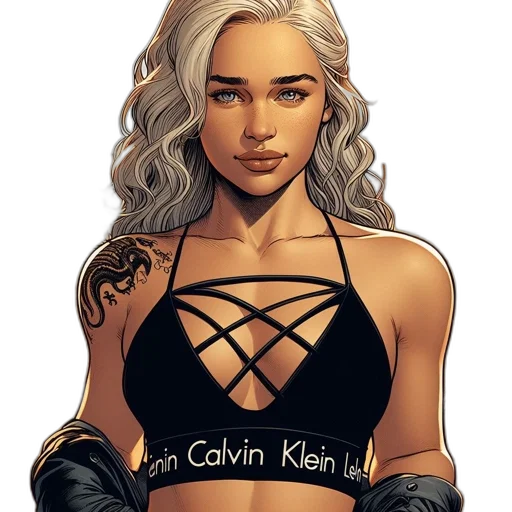 comic book art, fantasy art, concept art, pixel art, digitally, illustrated, woman, calvin transparent PNG cut-out