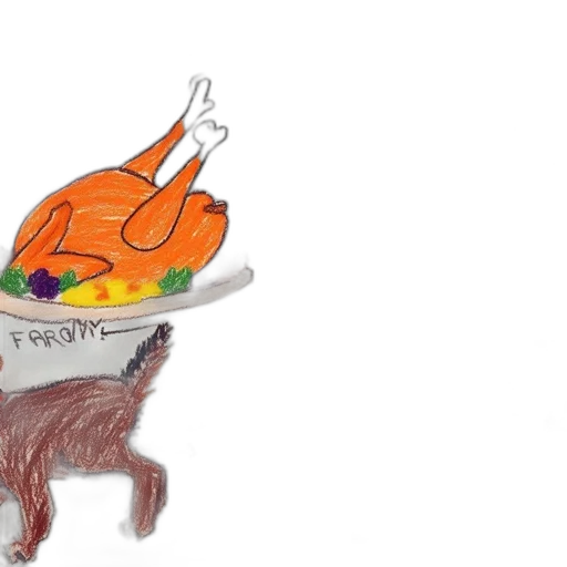 food, hat, animal, creature, watercolor, concept art, photorealistic, fire transparent PNG cut-out