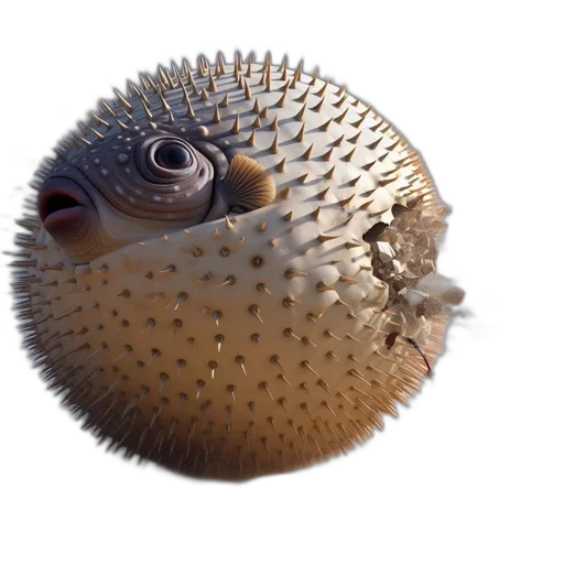 creature, animal, hat, hair, 3d render, photorealistic, concept art, enormous transparent PNG cut-out