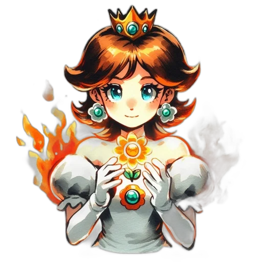 crown, staff, jewelry, weapon, pixel art, concept art, fantasy art, watercolor transparent PNG cut-out