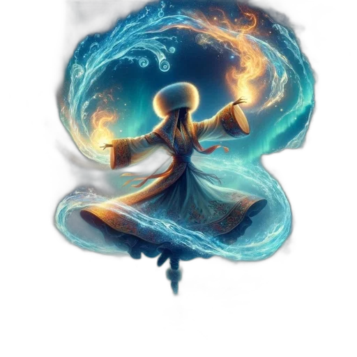 staff, dragon, mask, fantasy art, concept art, pixel art, watercolor, fire transparent PNG cut-out
